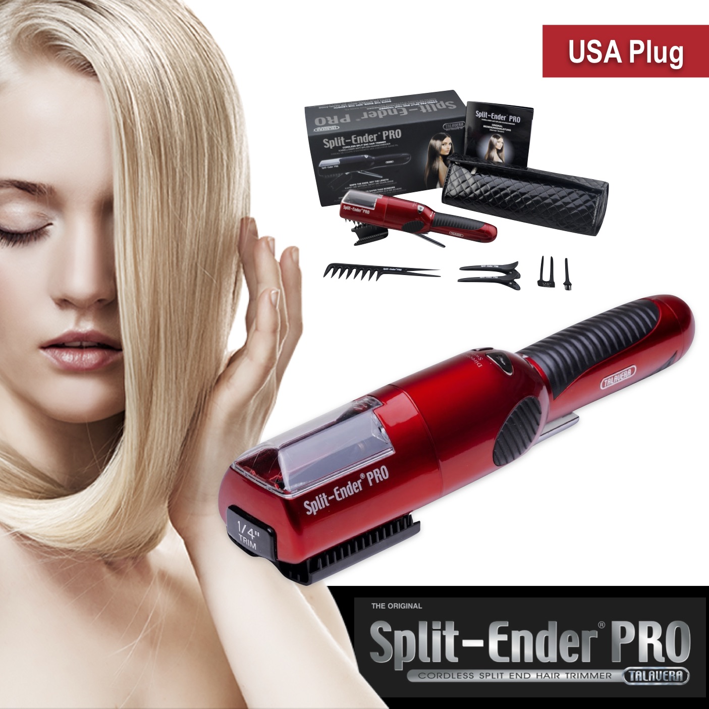 Split-Ender PRO Metallic Red w. USA Charger Reg. $ / BUY NOW $  | Split-Ender PRO
